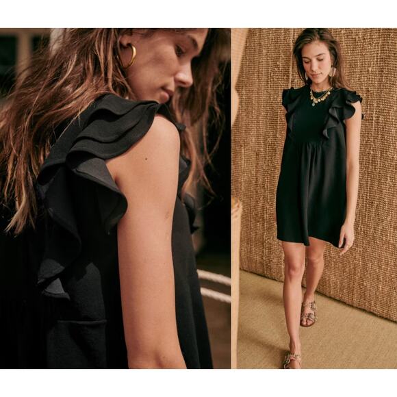 Sezane Dresses & Skirts - Sezane | Sézane | Alexa Dress | Black | Fr Sz 34 / US Sz 2